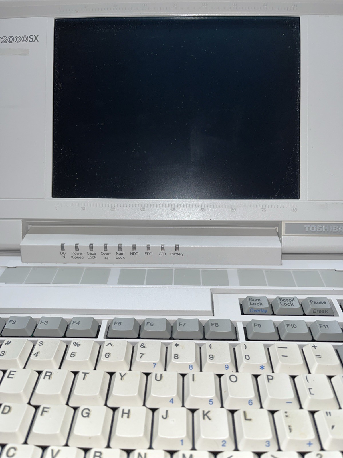 Vintage 1992 Toshiba T2000sx/60 Laptop/for Parts/Repair