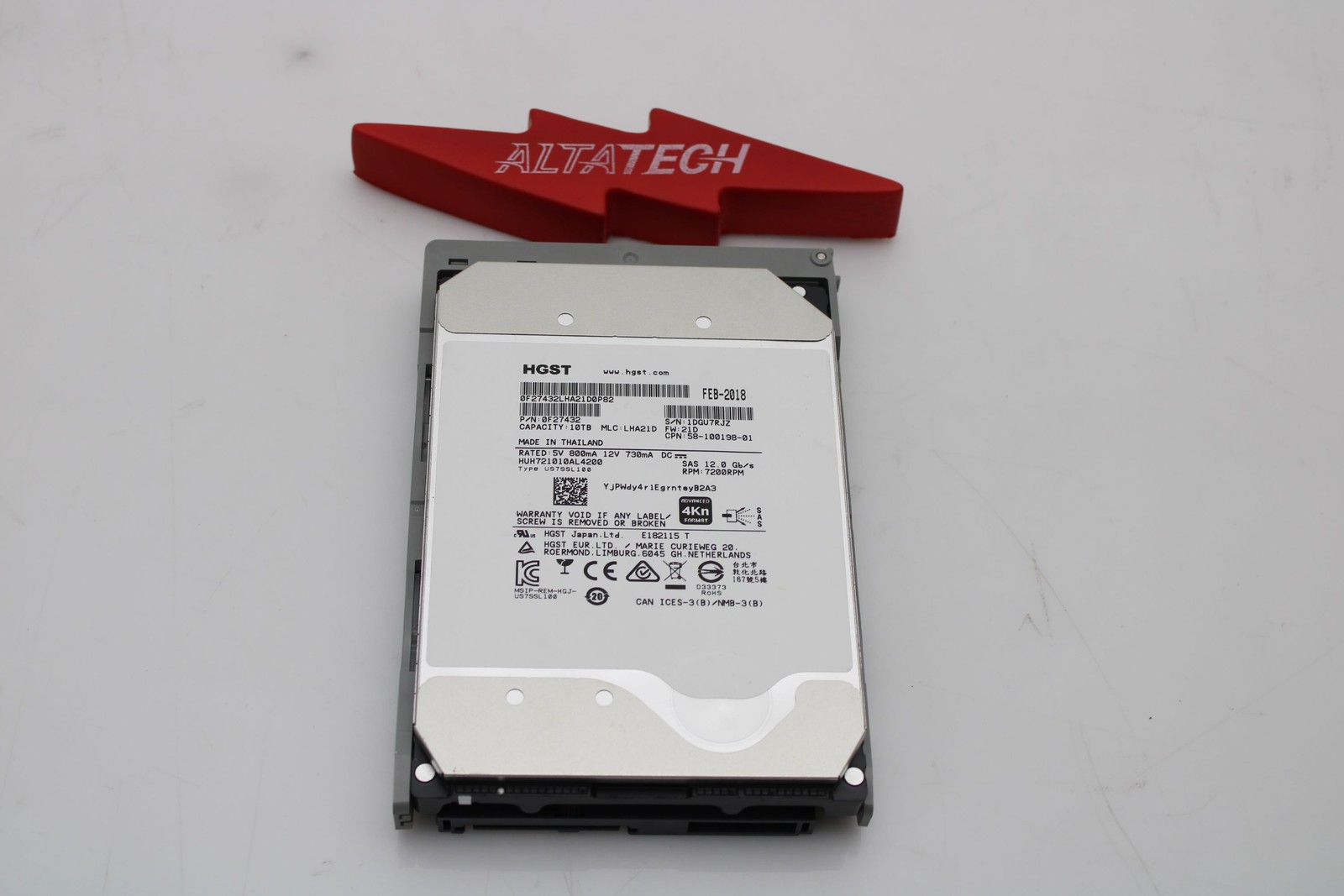 Cisco UCS UCSC-C3X60-10TB 10TB 7.2K 3.5" 12G SAS HDD Hard Drive HUH721010AL4200