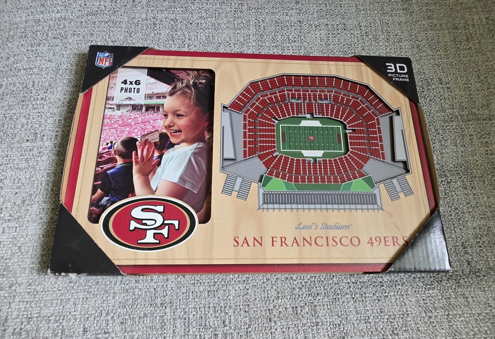 San Francisco 49ers 3D StadiumViews Picture Frame | NFL 4x6 Photo Display