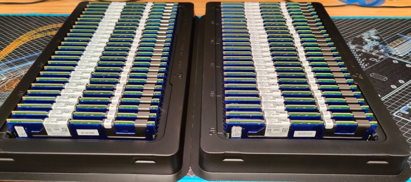 Intel Optane 200 Barlow Pass 128GB NMB1XXD128G0S PMem Samples Matched Lot RAM