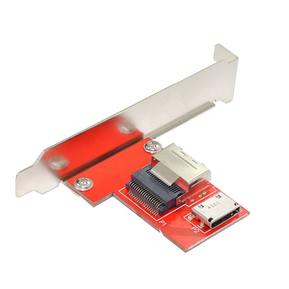 Cablecy PCI-E SFF-8087 36Pin With Bracket SFF-8611 SFF-8612 PCBA Female Adapter