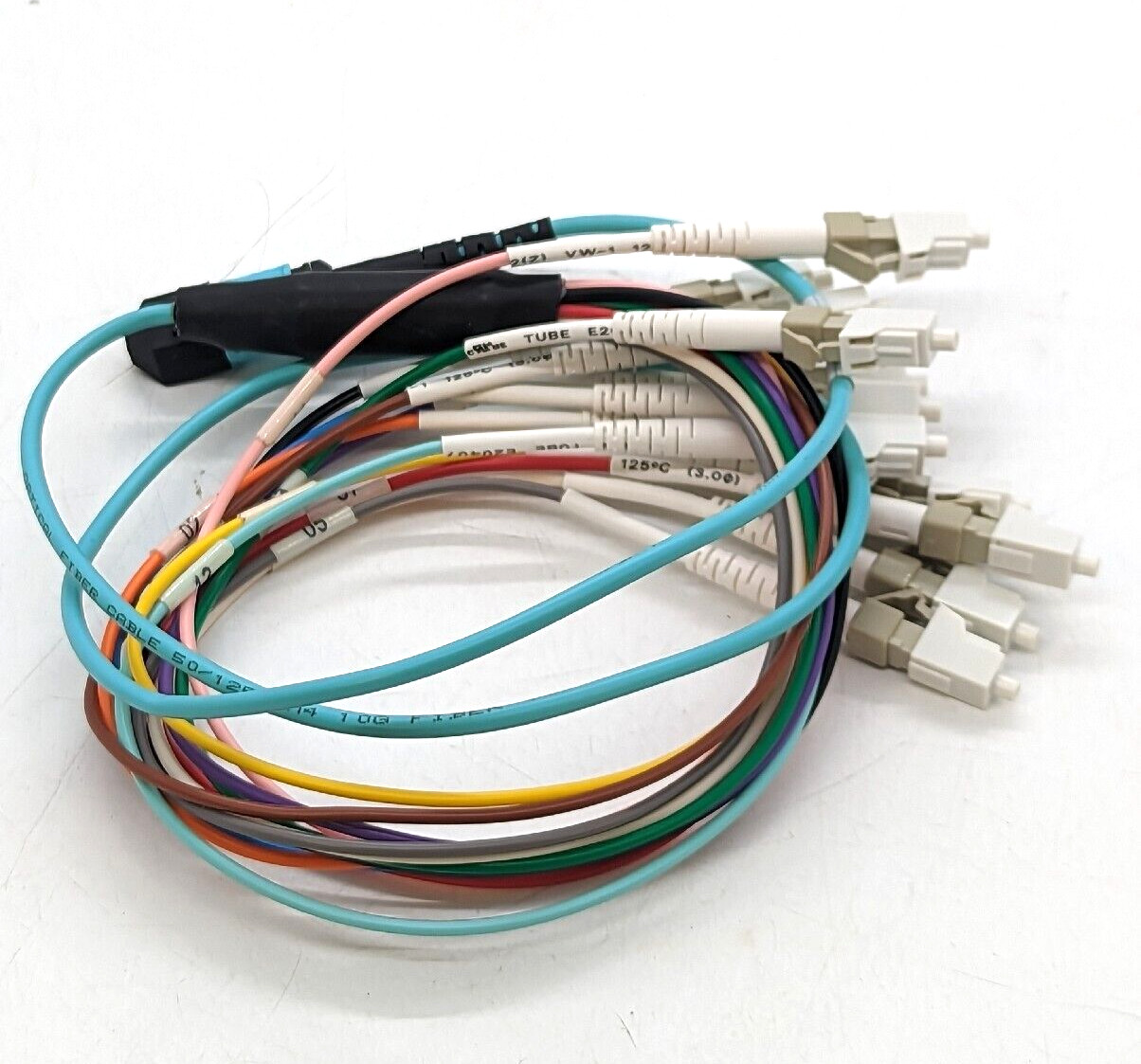Fluke Test Lead P/N 4163841 50/125UM OM4 1 0G 05/12 OFNP 00894M 12 LEAD