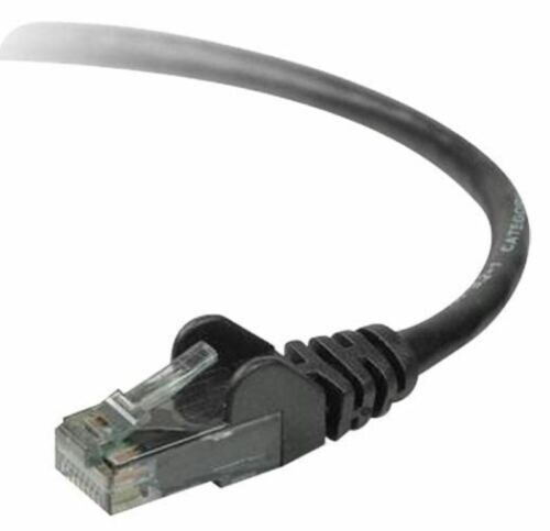 Belkin Cat6 Ethernet Patch Networking Cable - Black – 14' 14 FT Snagless RJ45M/M
