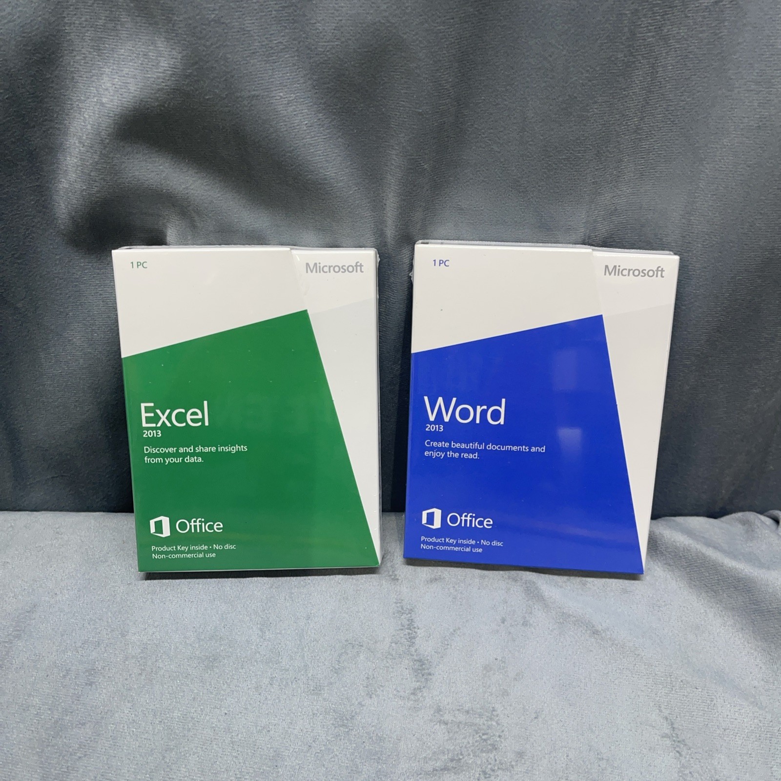 Microsoft Word 2013 & Microsoft Excel 2013 Key Cards In Sealed Boxes 1 PC