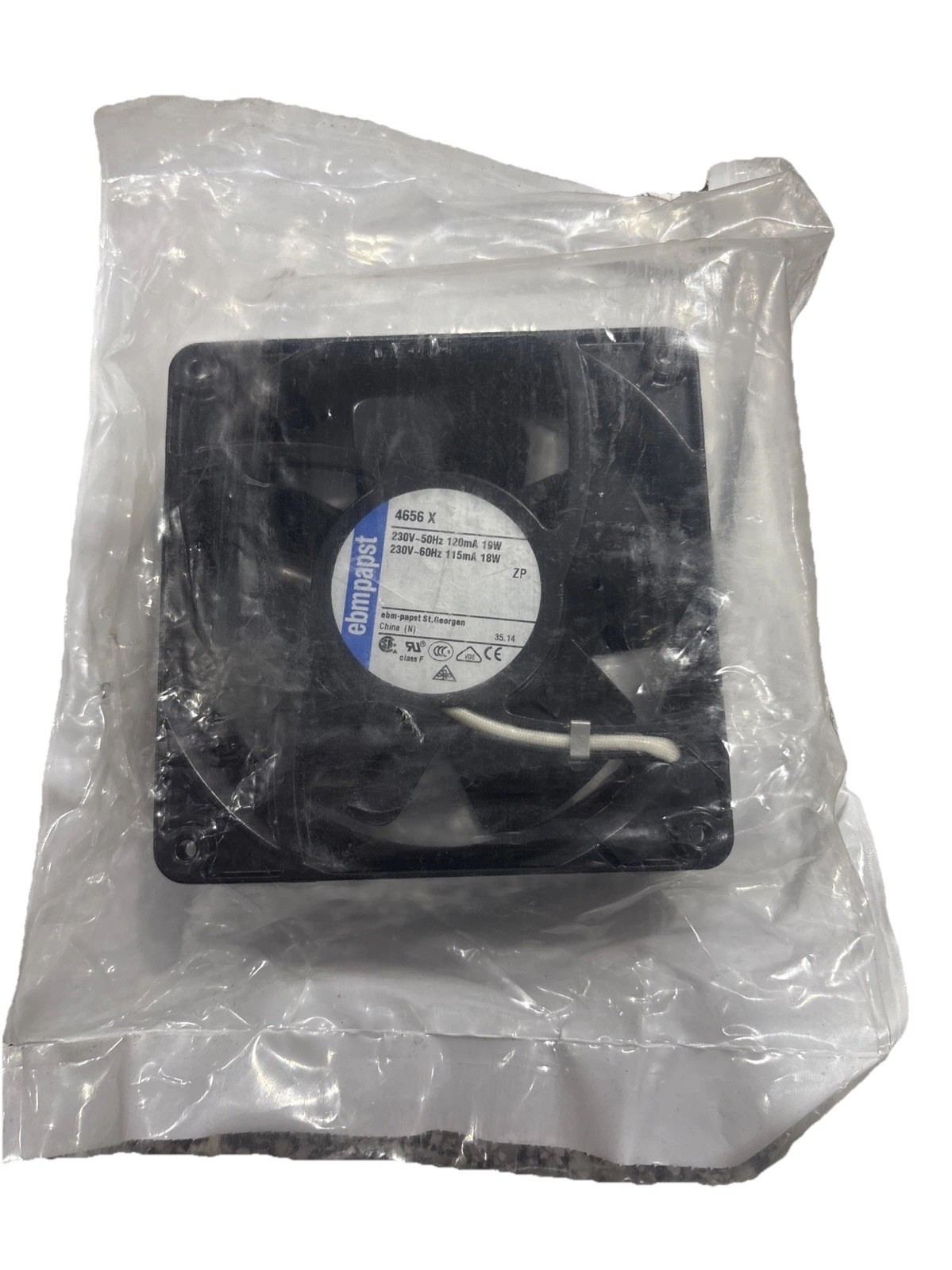 NEW 4656x 230VAC 19/18W Ebmpapst Fan 120/115mA 120*120*38mm Cabinet Axial Fan