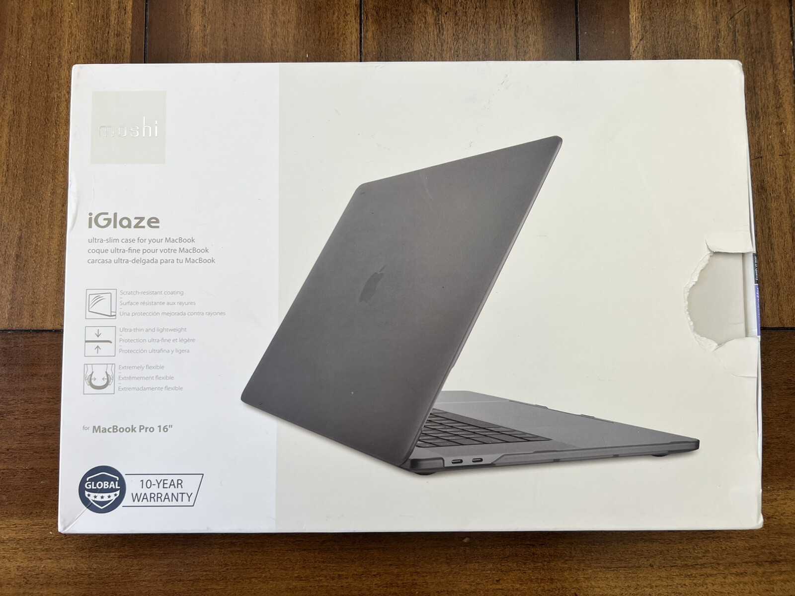Moshi iGlaze Hardshell Case for MacBook Pro(2020) 16" Stealth Black