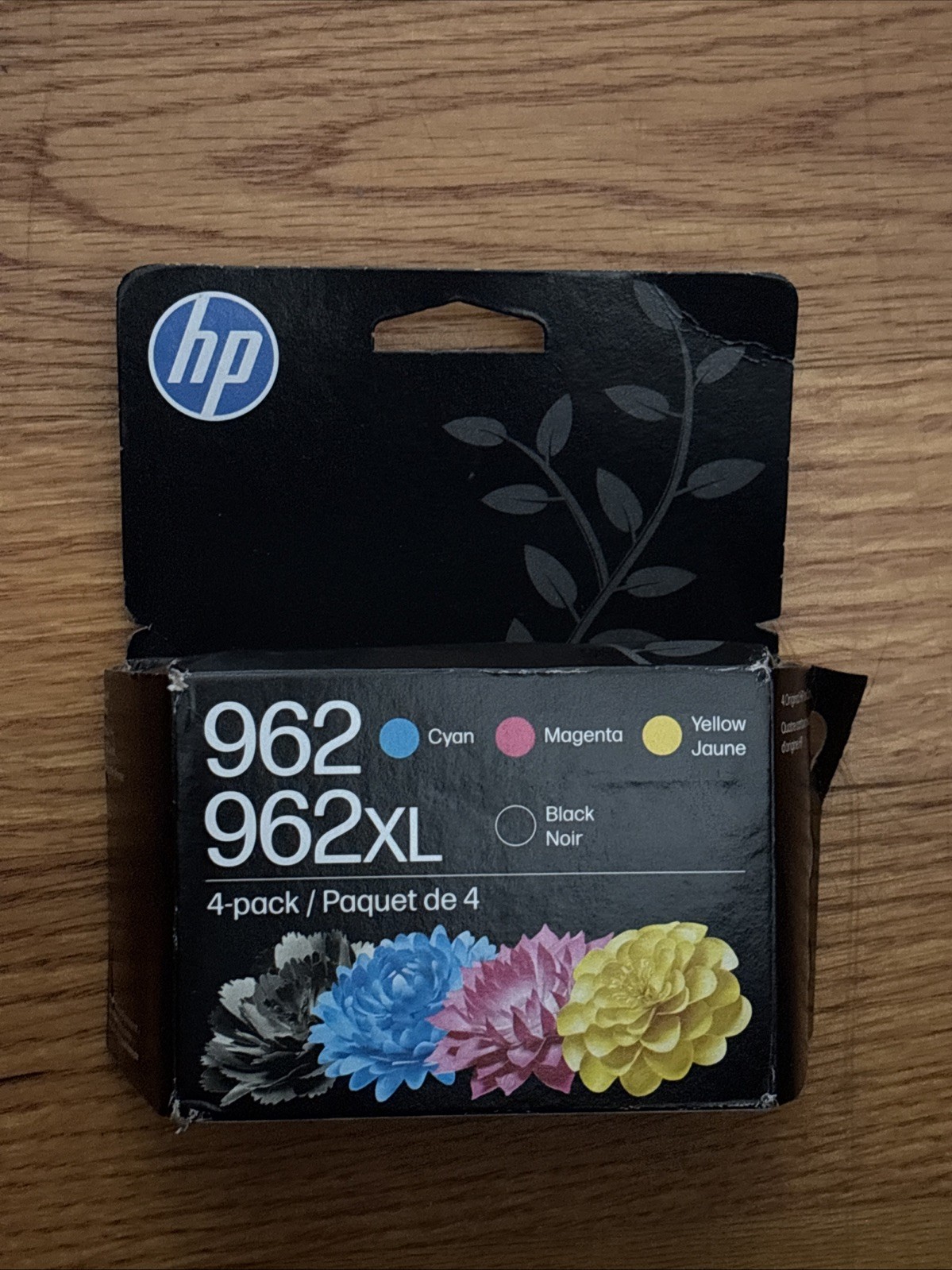 4-pack HP 962XL Black & 962 Color Ink - EXP- 2028- NIB