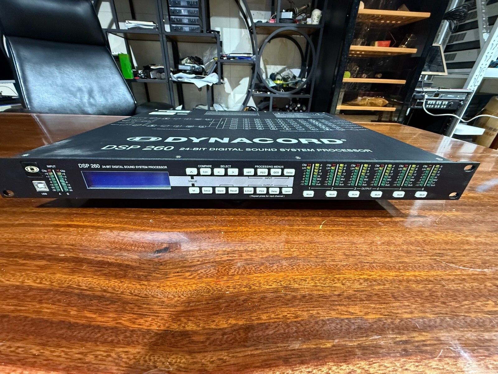 1PC DYNACORD DSP260 24-BIT Audio Processor By DHL or FedEX