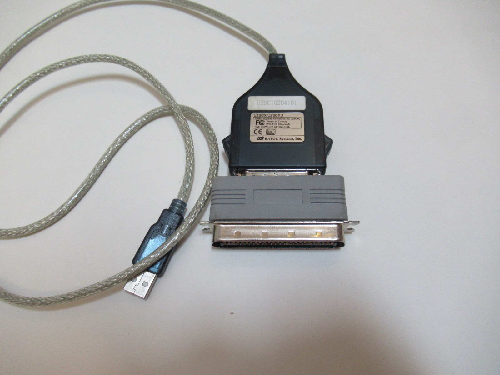 Ratoc U2SCX/ U2SCXU USB 2.0 to Ultra SCSI Converter Cable Adapter