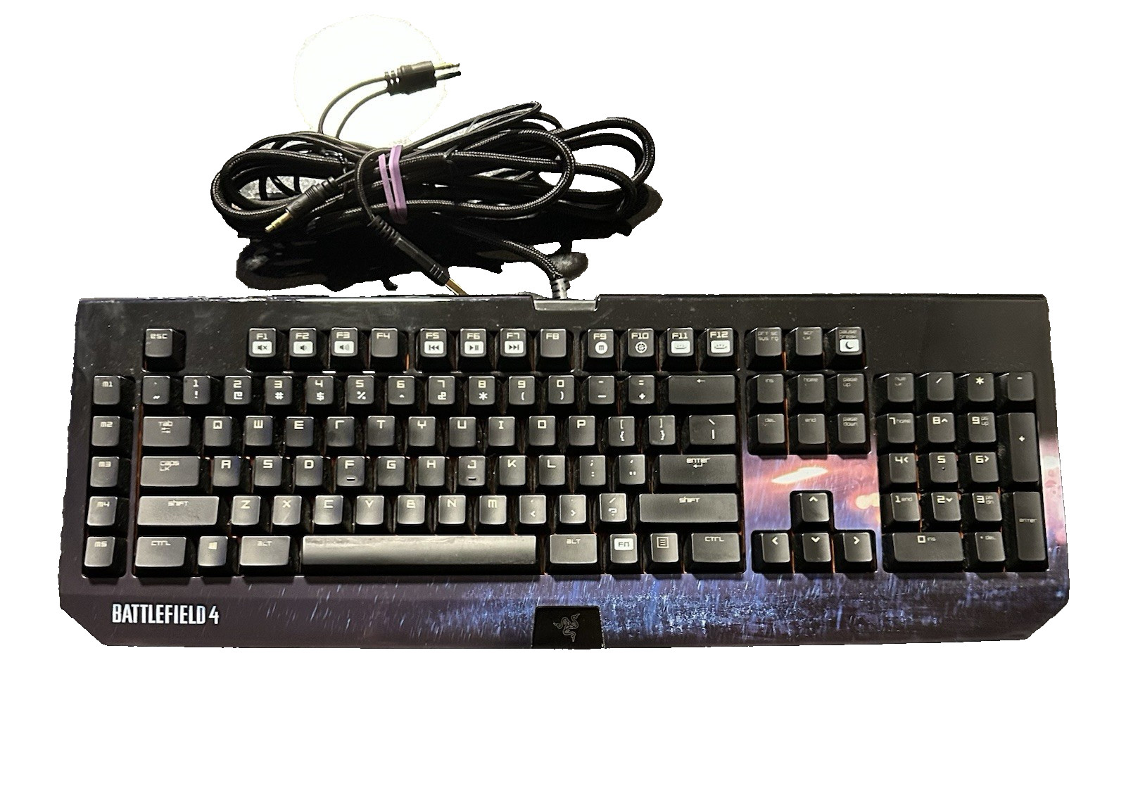 Razer Battlefield 4 Mechanical Keyboard illuminated Tested Works