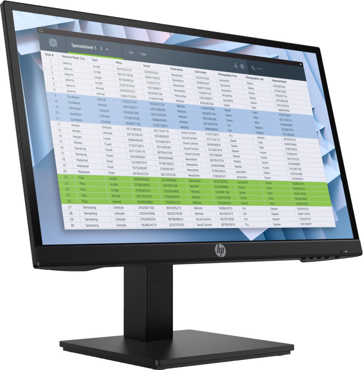HP P22h G4 21.5" 1920 x 1080 60Hz FHD IPS LCD Monitor Black 9UJ12A8#ABA