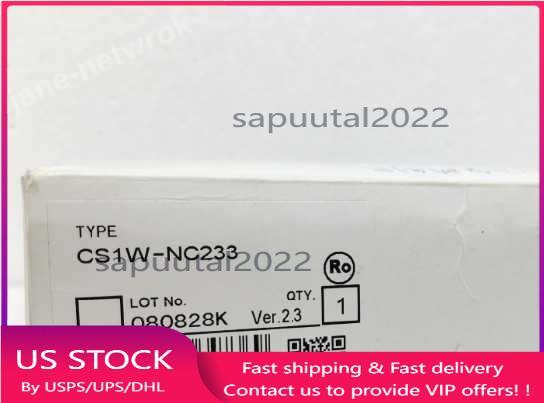 1pc New Omron CS1W-NC233 PLC Module by Fedex or DHL