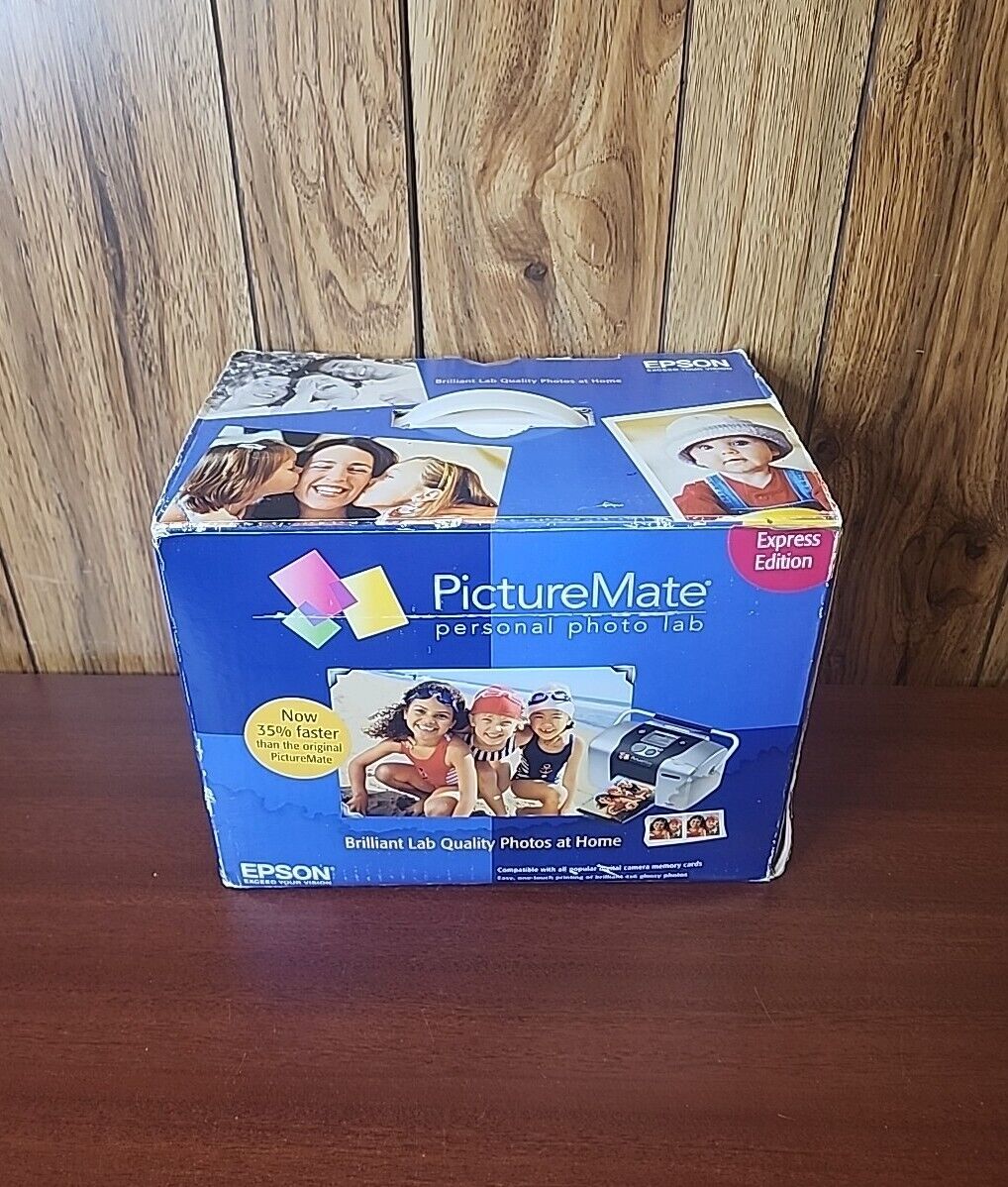 Epson PictureMate Express Digital Personal Photo Lab Inkjet Printer New in Box