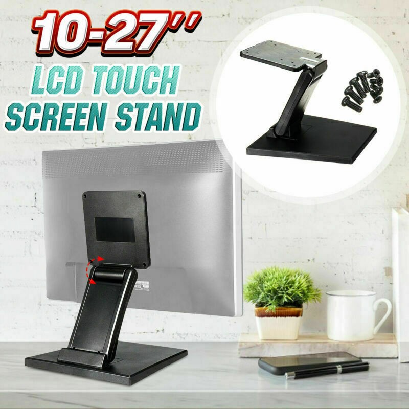 Desktop VESA-Mounted TV 10'-27' Tilt Stand Fold Screen Monitor Holder