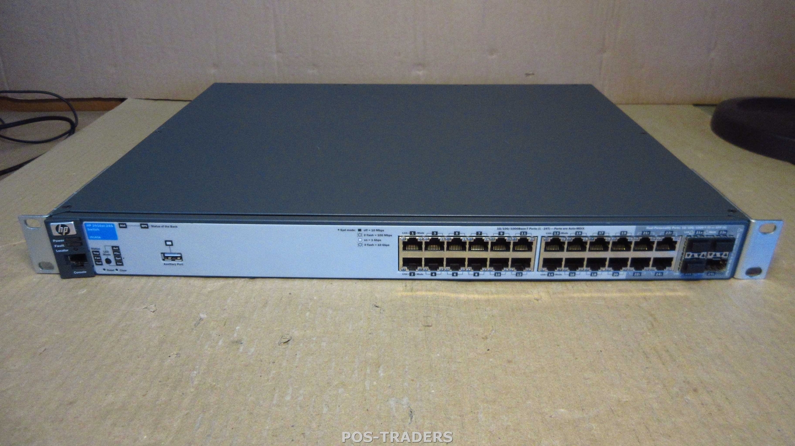 HP J9575A ProCurve E3800-24G-2SFP+ 24-Port Gigabit 2x SFP Switch + 2x J9581A PSU