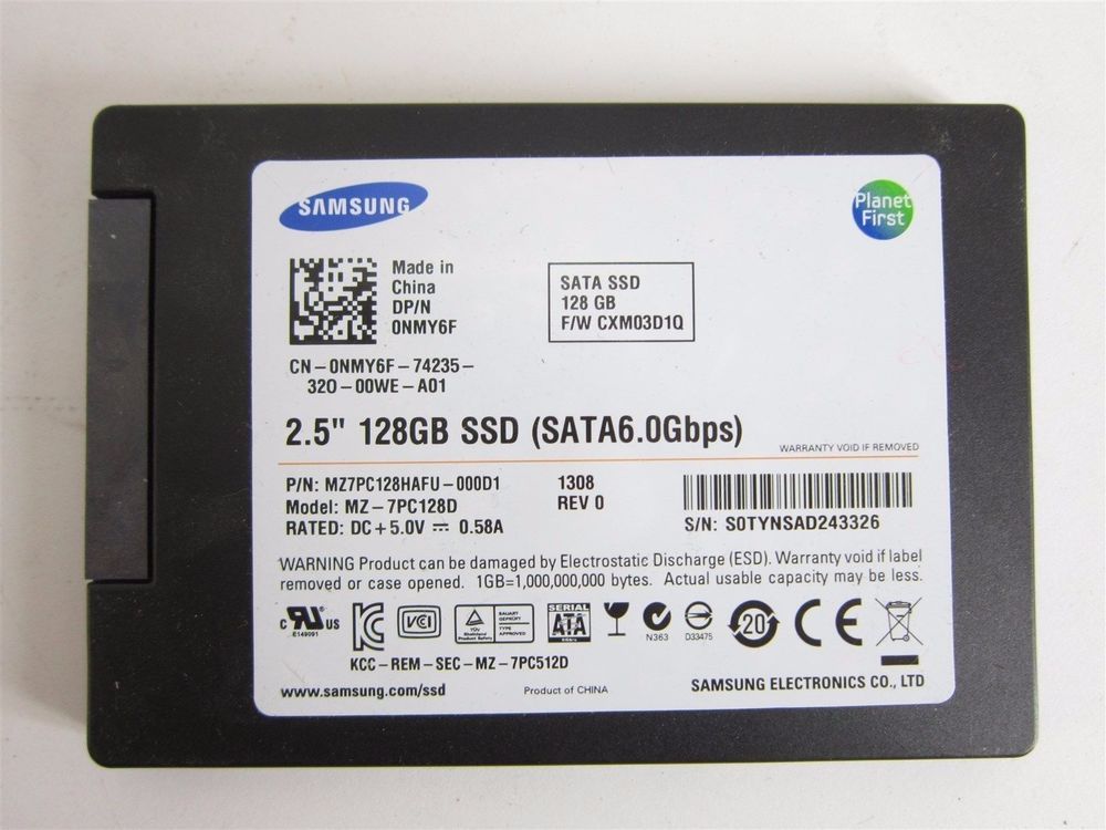 Samsung 830 Series MZ-7PC128D 128GB MLC SATA III (6.0Gbps) 2.5" Internal SSD