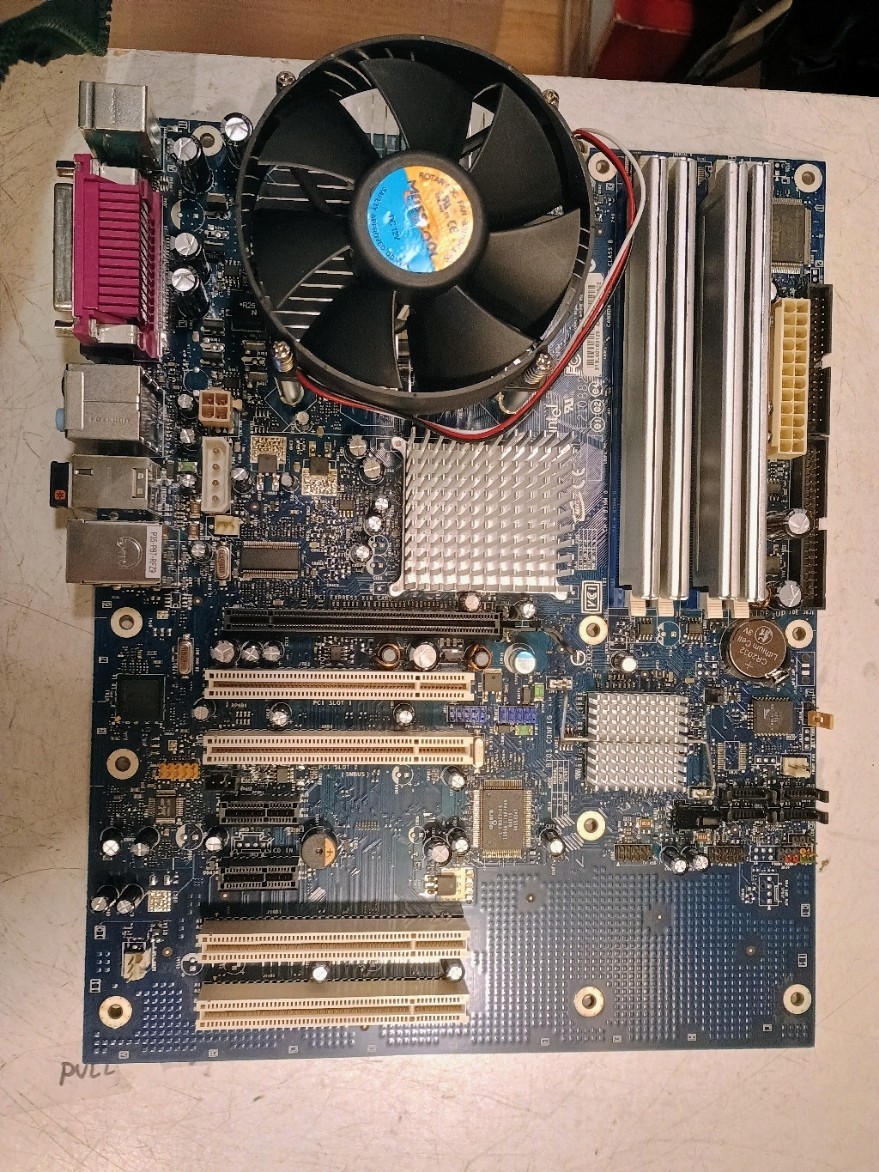 Intel D915PBL Motherboard COMBO with CPU, Ram, I/O shield, CPU Fan, Accessories 