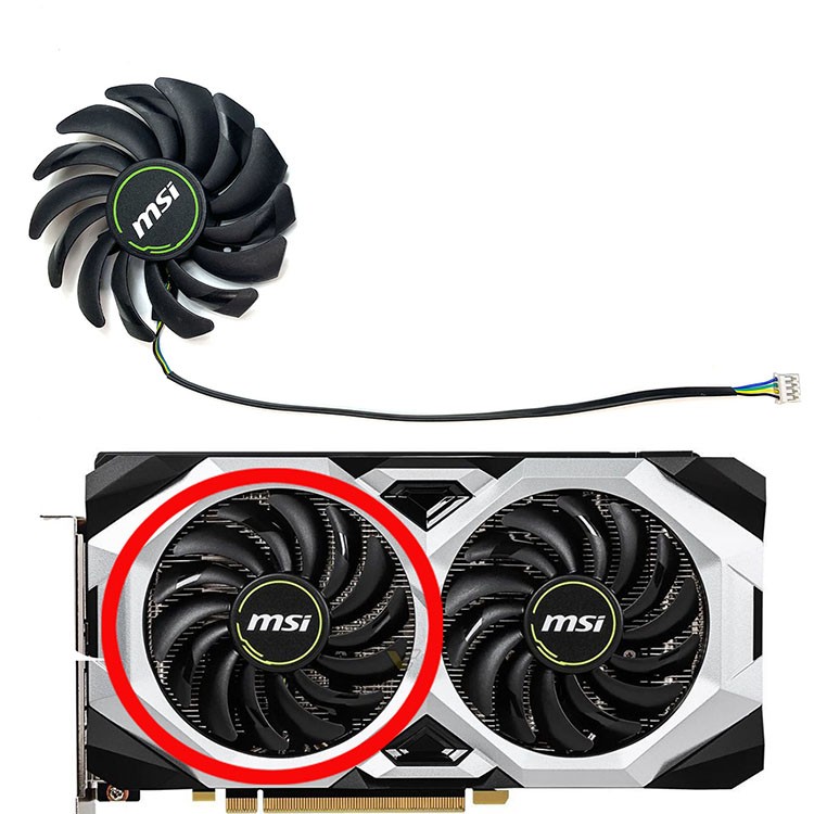 85MM New Graphic Card Cooling Fan for MSI RTX2060 2070 2070S 2080 2080S VENTUS