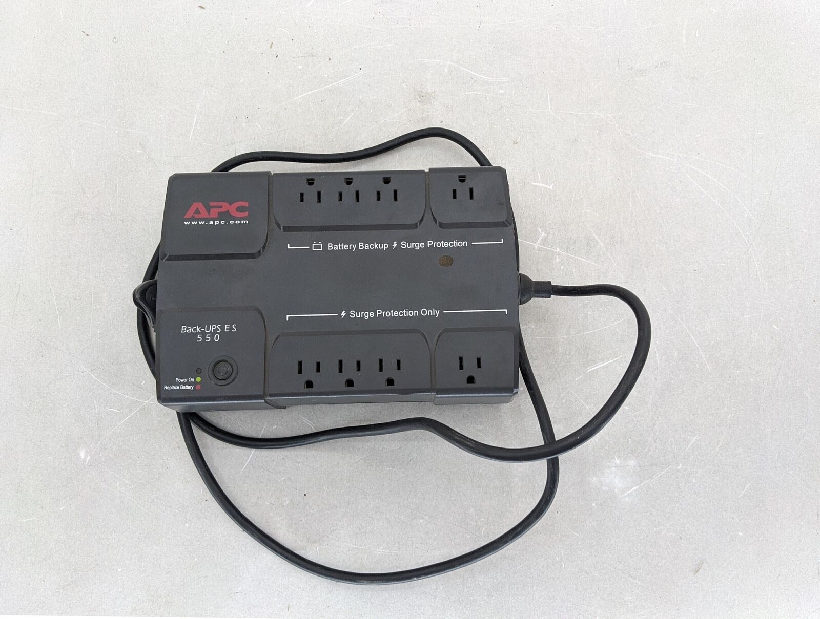 APC Back-UPS ES 550 BE550R 8-Outlet Backup Surge Protection (NO Battery)