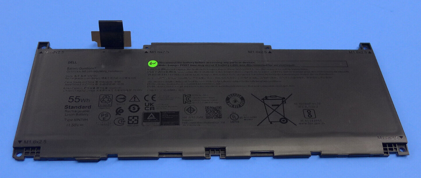 New Genuine Dell XPS 13 Plus 9320 9340 9345 9350 Laptop Battery 55Wh MN79H