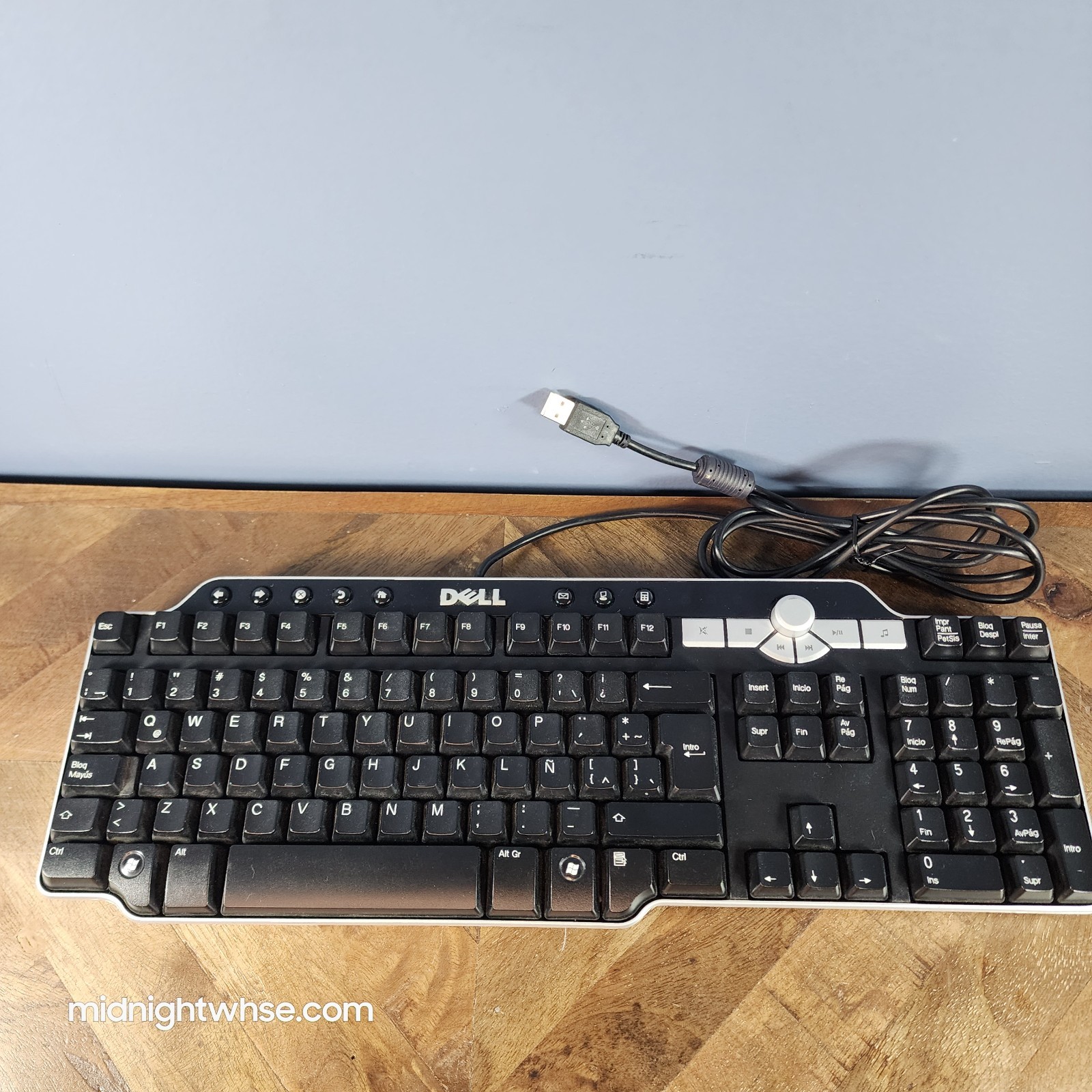 Dell SK-8135 Black 104-Key USB Wired Standard  Latin/Spanish LTN Keyboard 0DJ375