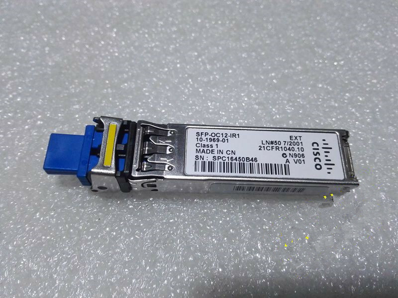 Cisco SFP-OC12-IR1 OC12/STM-4 SMF 1310nm 15KM SFP Transceiver Module 10-1969-01