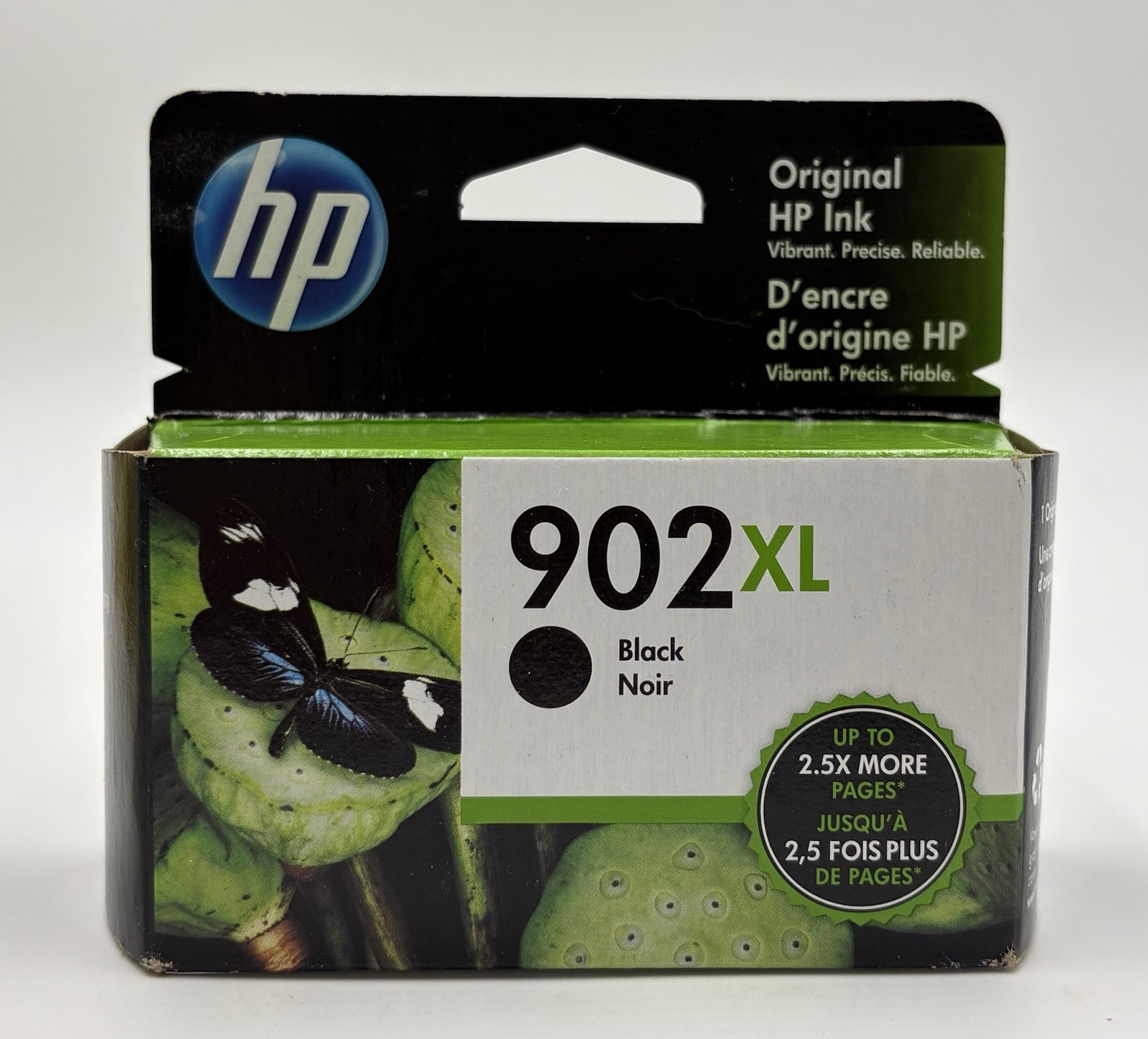 HP 902XL Black Ink Cartridge New Sealed Box T6M14AN OEM Expired 1/2022