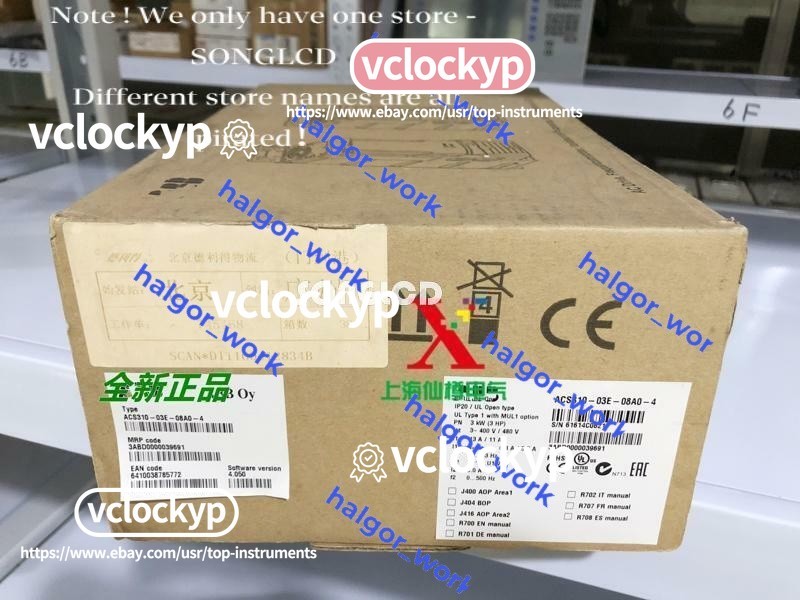 1PCS NEW ACS310-03E-08A0-4 via DHL or FedEx