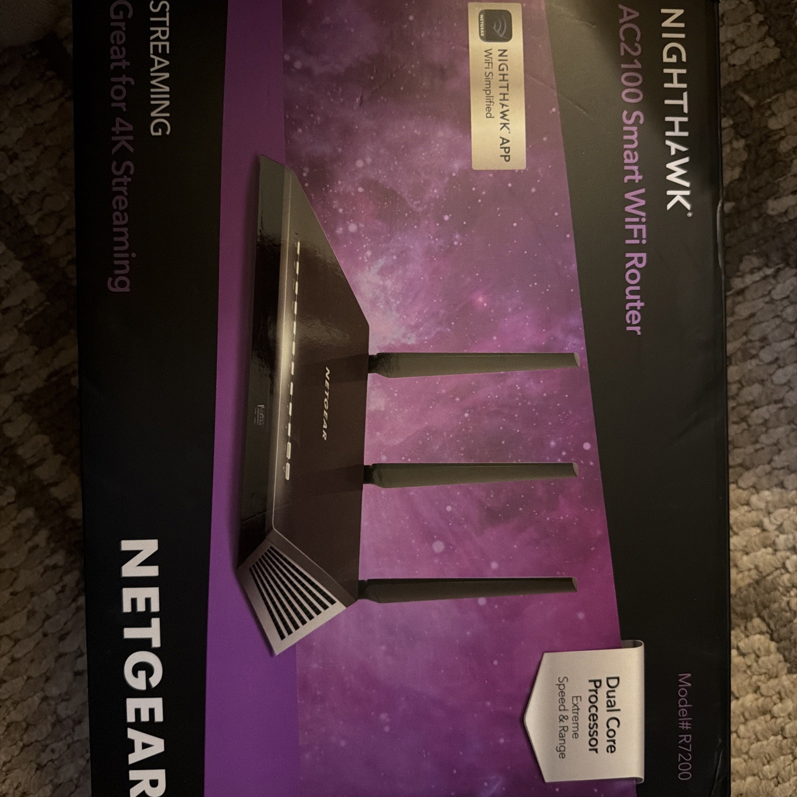 Authentic Netgear NIGHTHAWK Smart WiFi Router - AC2100 R7200 Open Box