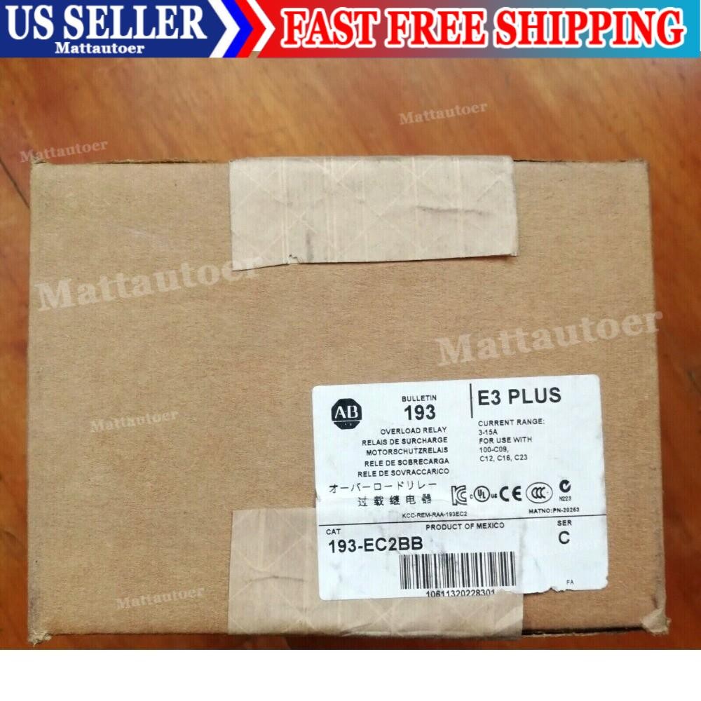 New Sealed Allen Bradley 193-EC2BB Fast Shipping AB US Free Tax