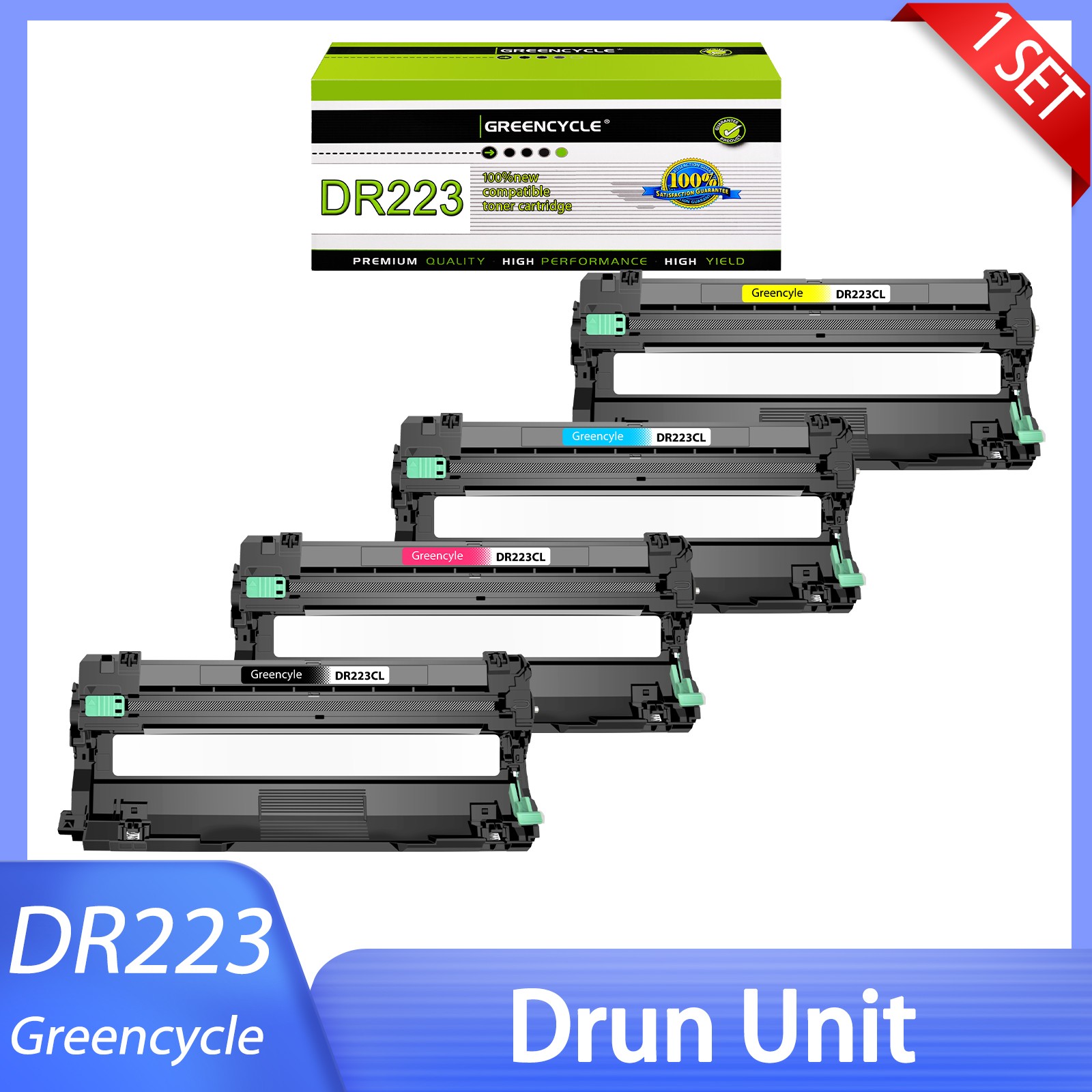 4PK DR223 DR227 Drum Unit Replace for Brother DR-223CL DR223 Brother MFCL3770CDW