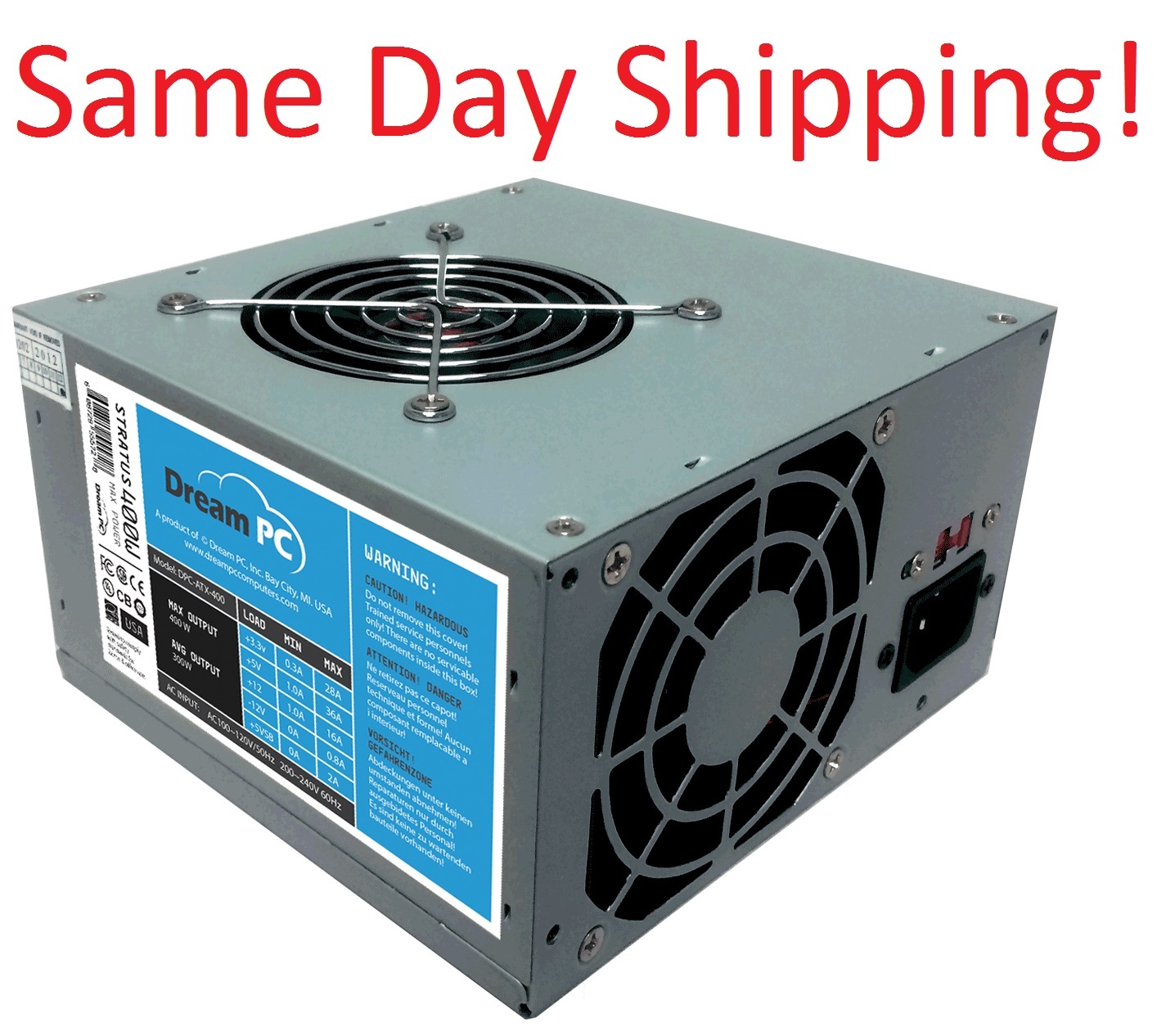 NEW Acer Veriton VM2611G-UI3322X Power Supply Replacement Upgrade