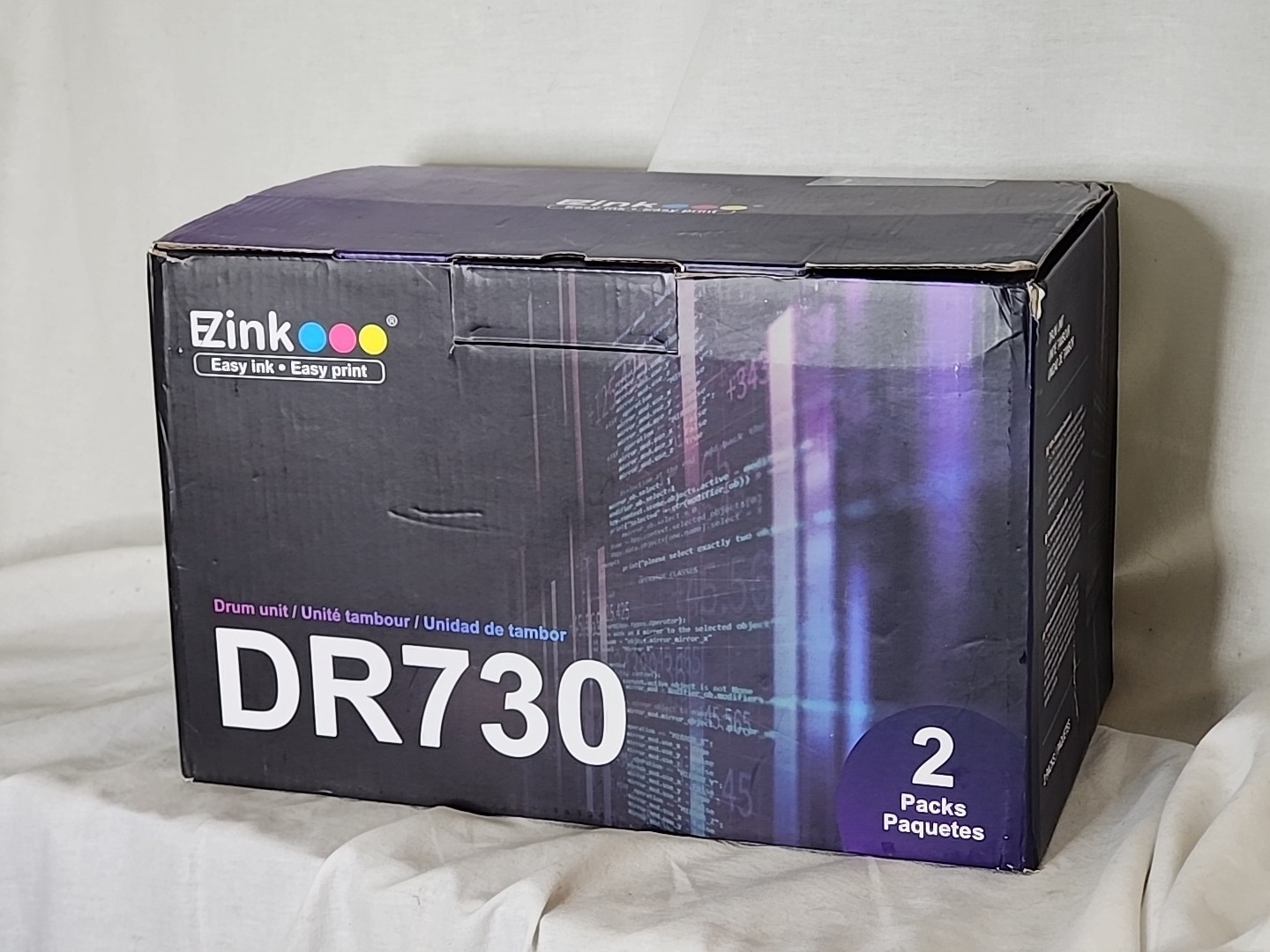 EZink 2pc Black Premium Drum Unit - DR730