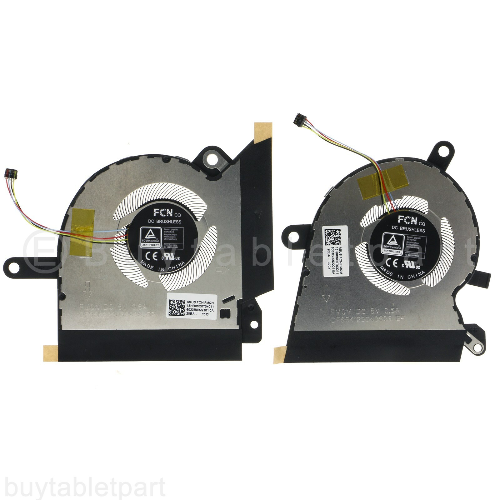 NEW CPU&GPU Cooling Fan For ASUS ROG Flow X13 GV301QC GV301QE GV301QH FMQM