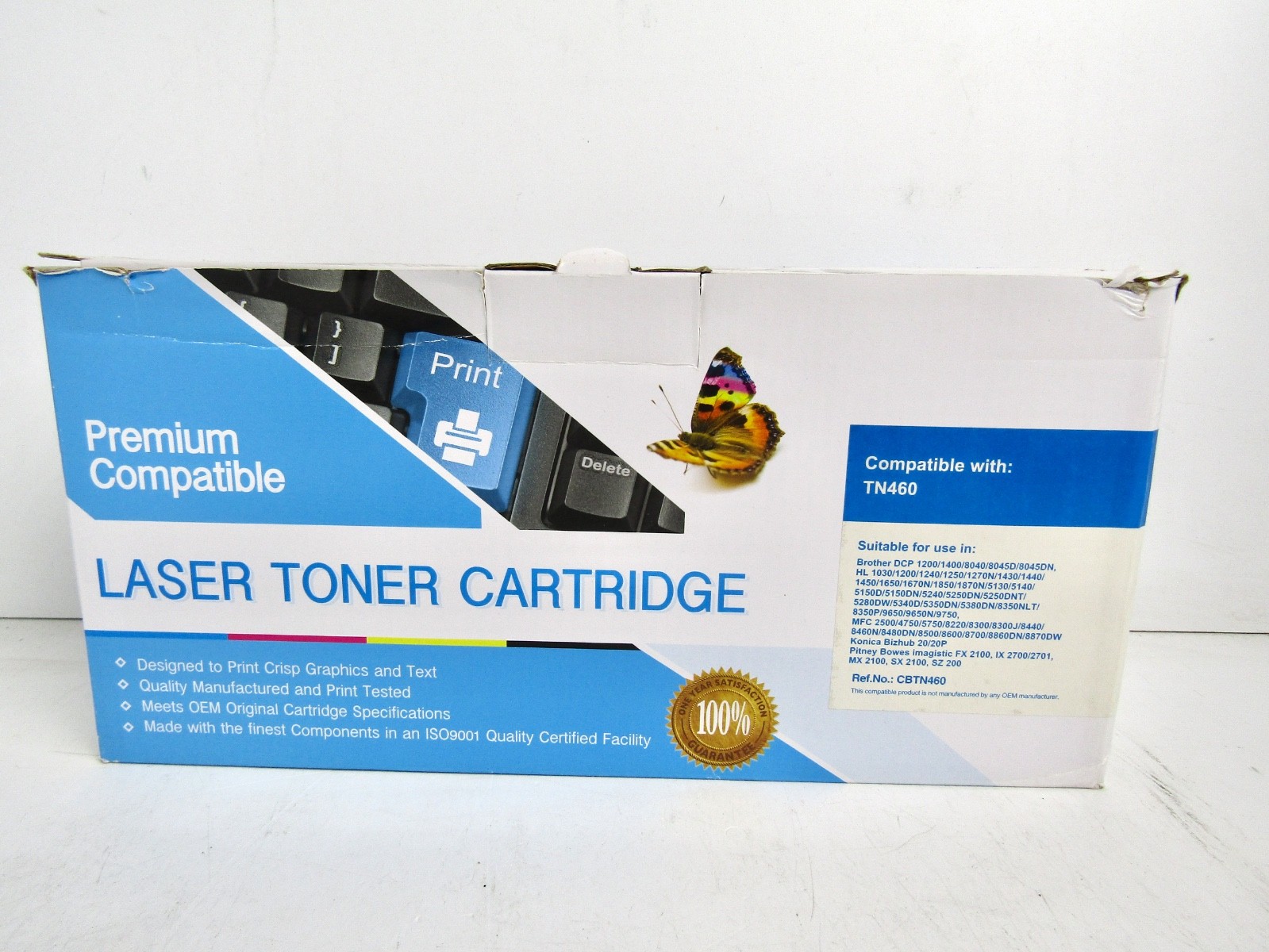 Compatible Toner Cartridge Replacement for Brother TN460 High Yield Black