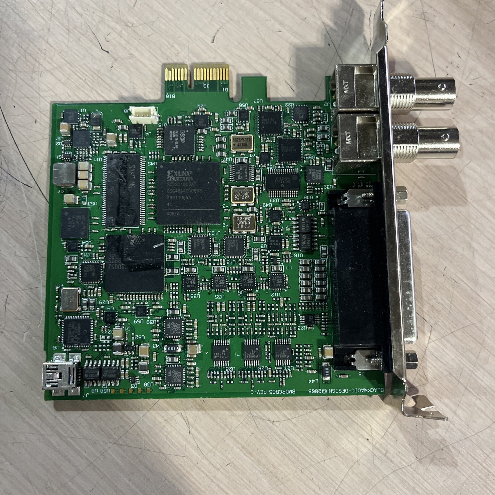 BLACKMAGIC DESIGN DECKLINK STUDIO CAPTURE & PLAYBACK CARD BMDPCB65 REV C