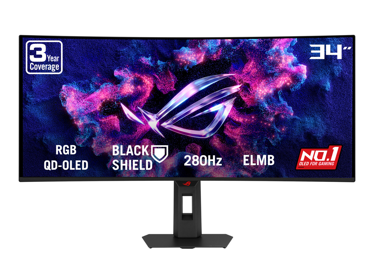 ASUS ROG Strix 34 inch UltraWide QHD 2K 1440P  280Hz G-Sync Compatible HDR500 0.