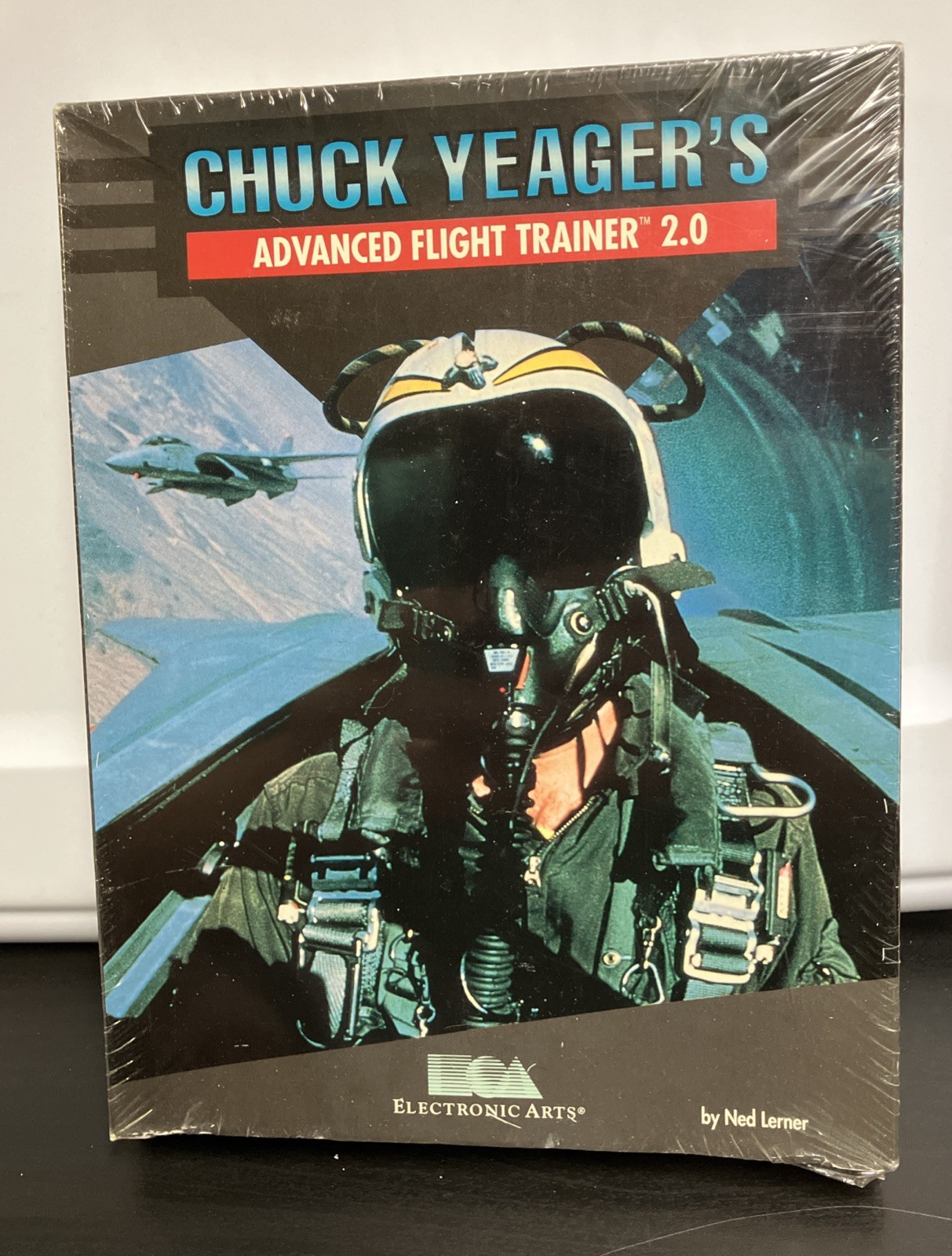 1989 Chuck Yeager’s Advanced Flight Trainer 2.0 3.5" Floppy Disc New Sealed