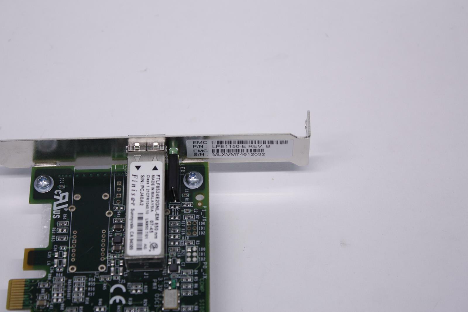 EMC 1150-e Emulex LPe1150-E 4GB Single Port PCI-e Fiber Channel HBA Card