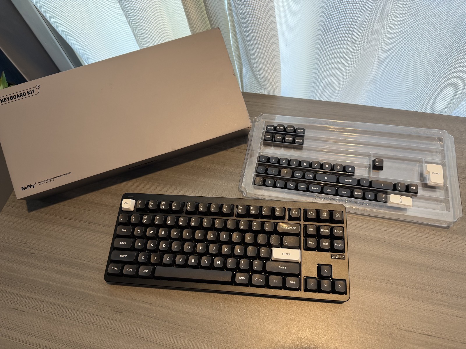 NuPhy Gem80 Obsidian Wired Only TKL Keyboard - Sold out online - RARE