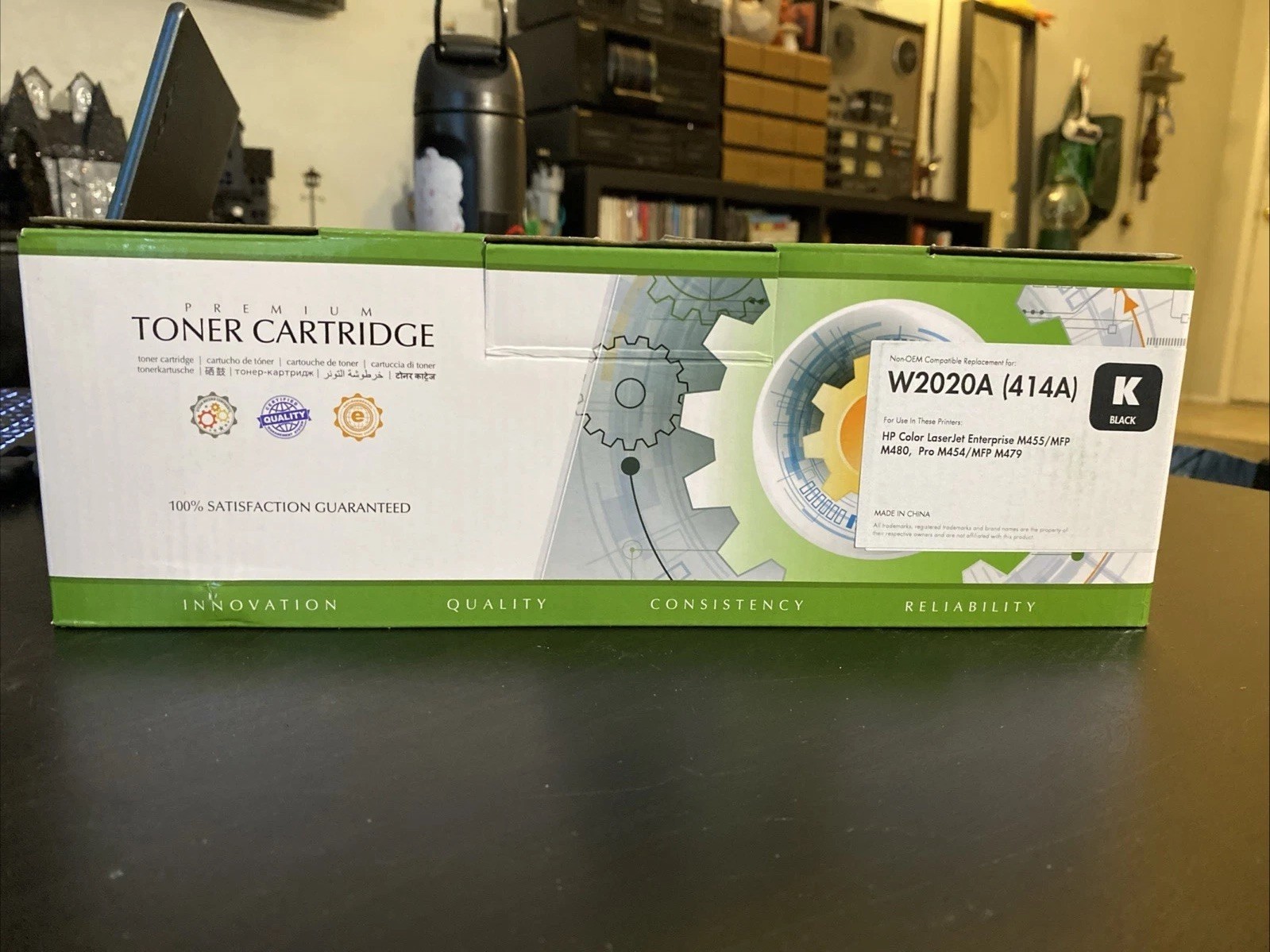Premium Toner Cartridge W2020A, HP Color Laser Jet Pro M455 Or Pro M454 BLACK
