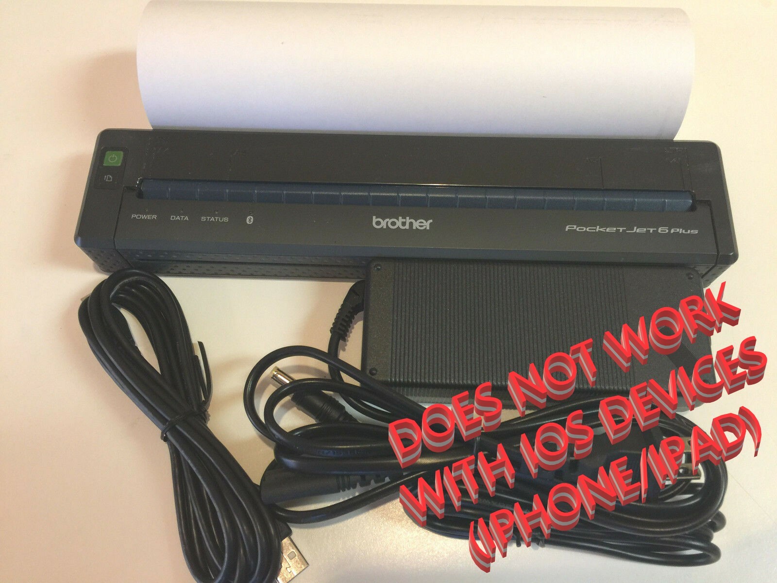 Brother PJ-663 Pocketjet 6 Plus Bluetooth Portable Thermal Printer