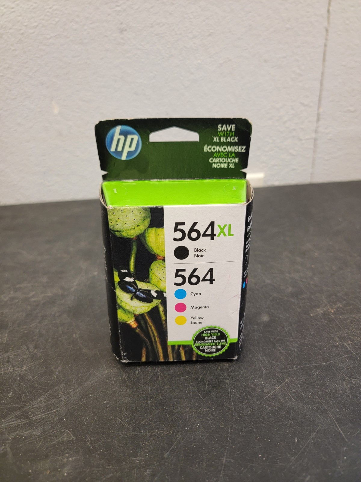 03/2018 Set of 4 New Sealed Genuine HP 564XL HIGH YIELD Black & 564 Color Inks