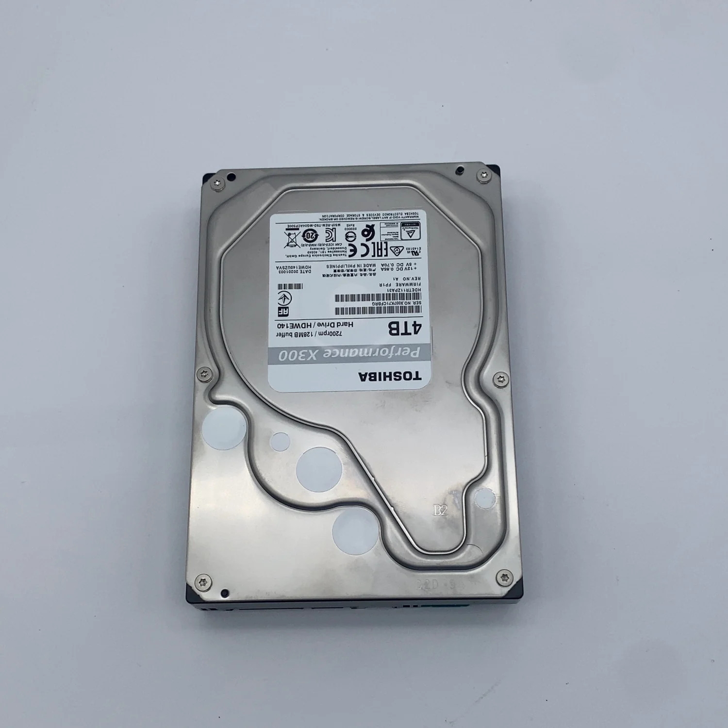 Toshiba 3.5" Performance X300 4TB SATA III 6Gbps HDD HDETR11ZPA31