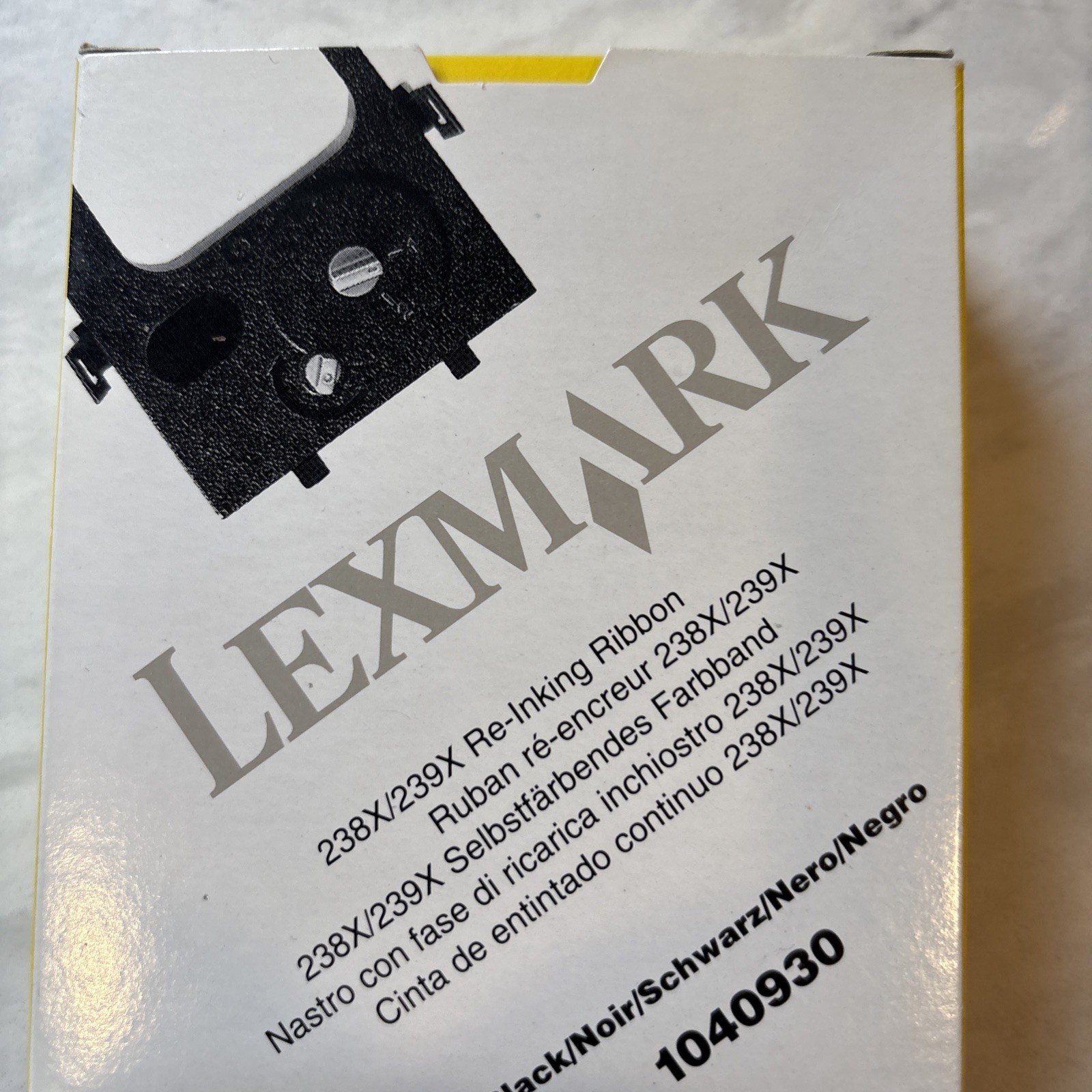 Lexmark  1040930 Re-Inking Ribbon für 238X 239X Series Farbband  black  (72)