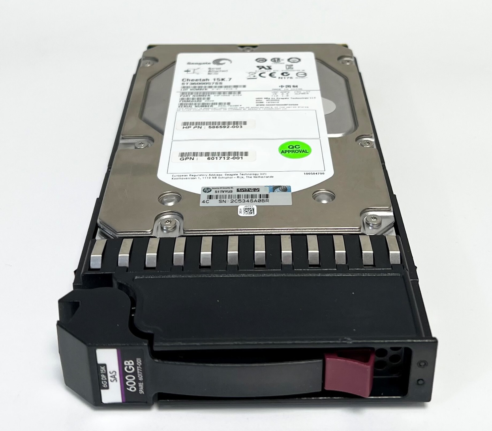 HPE AP860A P2000 600GB 6G 15K 3.5" SAS Dual Port Hard Drive 3 Years Warranty