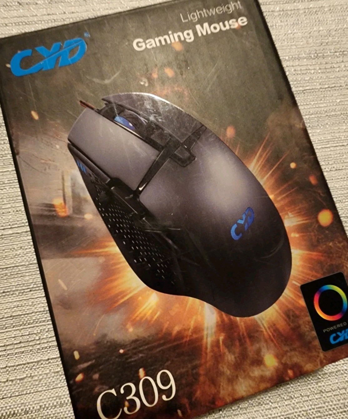 C309 Lightweight Gaming Mouse USB Wired  - NEW in Box