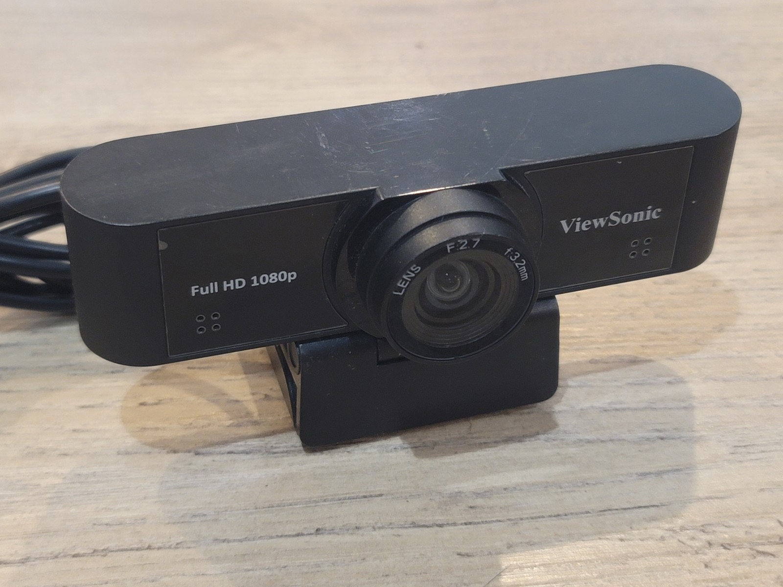 ViewSonic VB-CAM-001 Full HD 1080p USB Web Camera Black