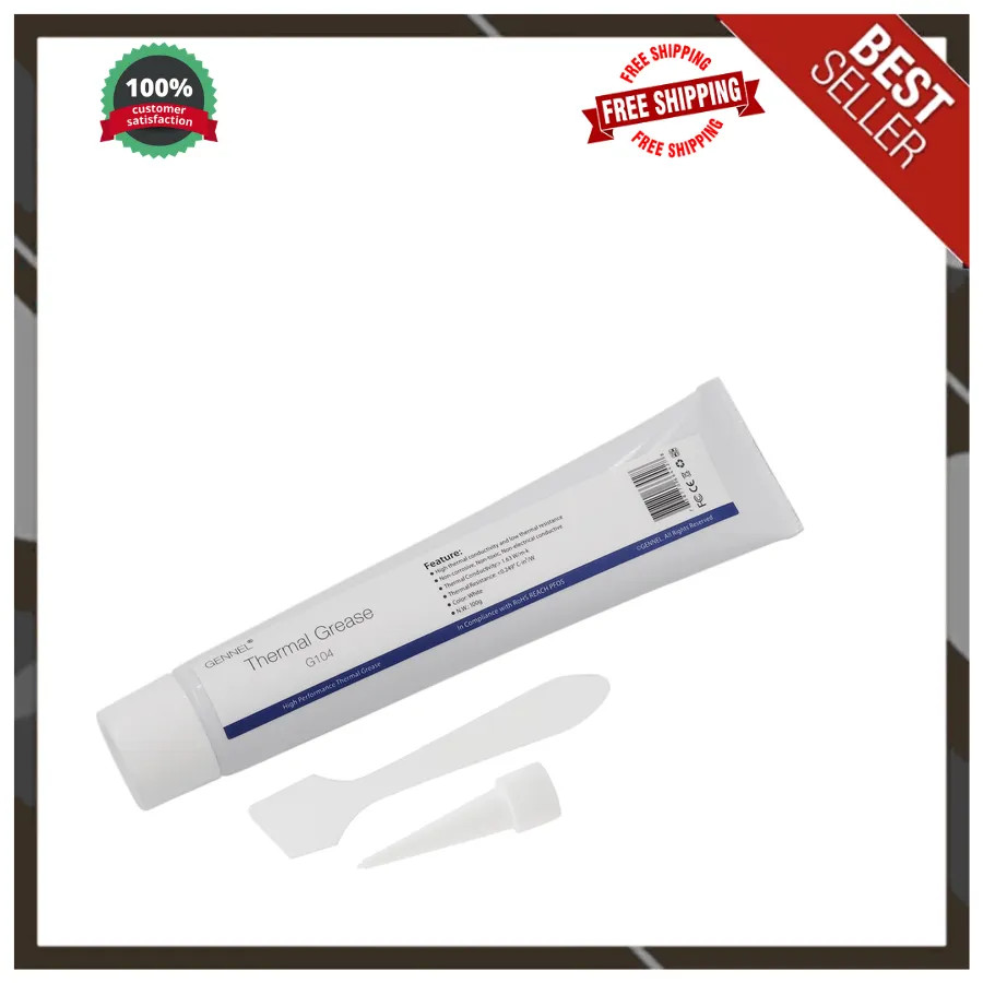 G104 100g Tube White Thermal Paste, CPU Heat Sink Compound Grease