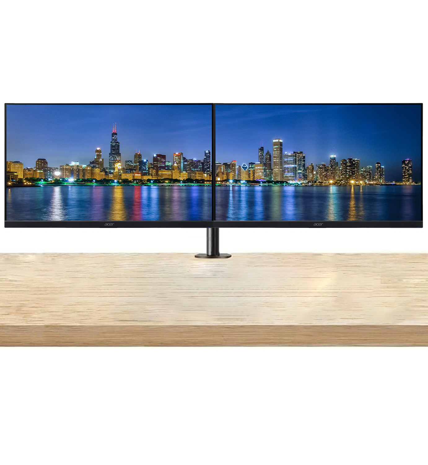 Acer Vero V7 V277 E BI 27 inch Full HD Widescreen LCD Monitor, 2-Pack Bundle